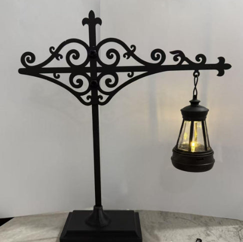 LED Bookshelf Lamp - Retro Halloween Mini Reading Light with Warm Glow | Home Library Decor