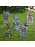Halloween Foam Tombstones For Outdoor Graveyard Party Decor With Stakes