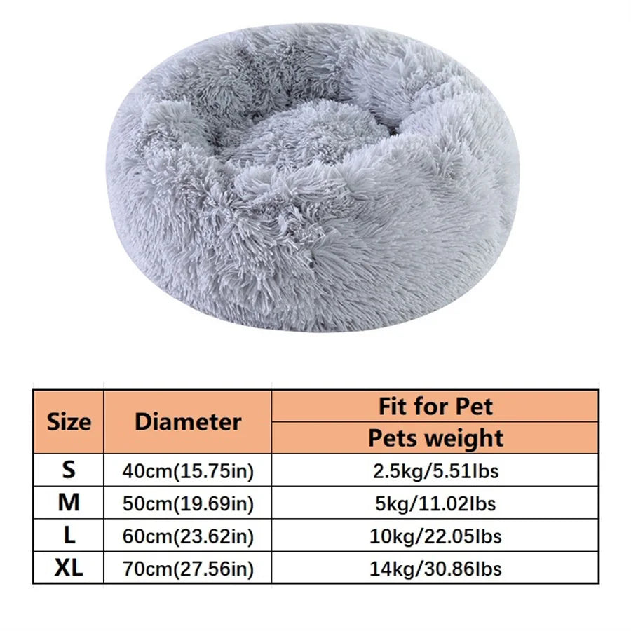 Soft Round Pet Bed Pad for Small-Medium Dog and Cats