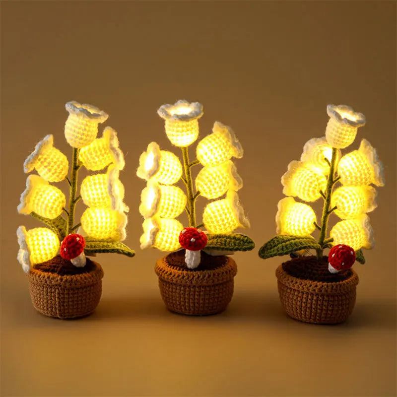 CrochetGlow™ Flower Light 🧶🌷 — Soft Light, Lasting Beauty