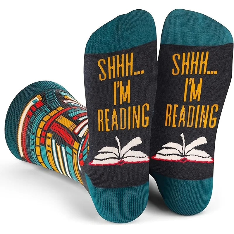 ShhhReads™ Socks 🤫📖 — Cozy Comfort for Book Lovers