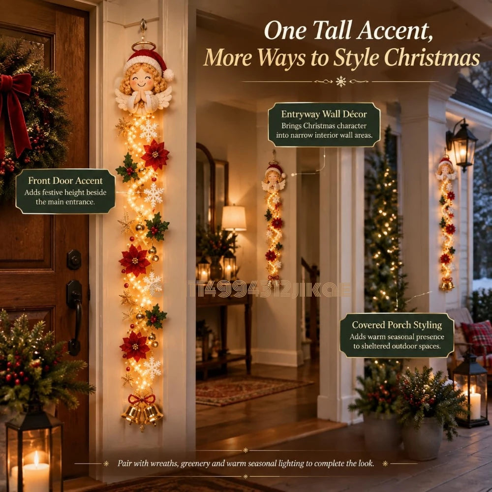 MerryCascade™ Door Hanger 🎅✨ — Glowing Christmas Cheer