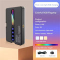 MEUYAG RGB Mini LED Video Camera Full Color Dimmable Fill Light Live Vlog Photography Photo Studio Lamp for Smartphone Selfie