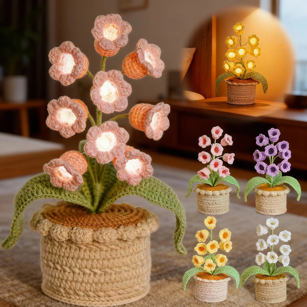 CrochetGlow™ Flower Light 🧶🌷 — Soft Light, Lasting Beauty