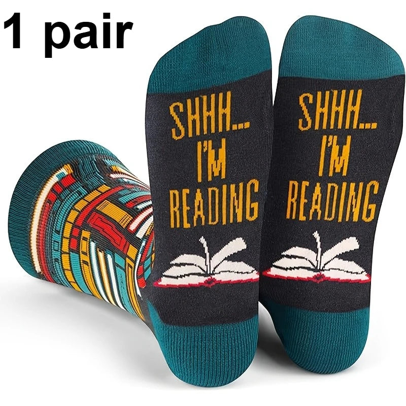 ShhhReads™ Socks 🤫📖 — Cozy Comfort for Book Lovers