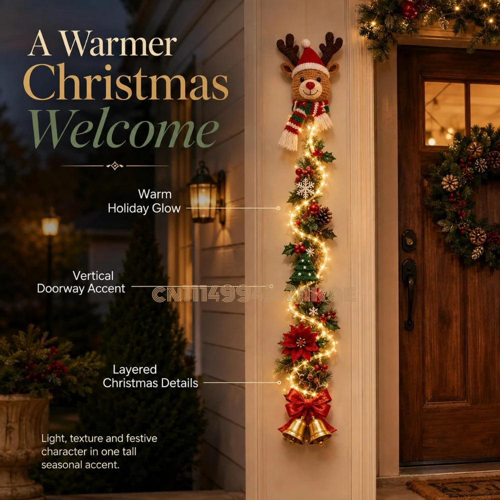 MerryCascade™ Door Hanger 🎅✨ — Glowing Christmas Cheer