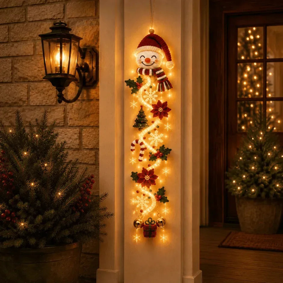 MerryCascade™ Door Hanger 🎅✨ — Glowing Christmas Cheer