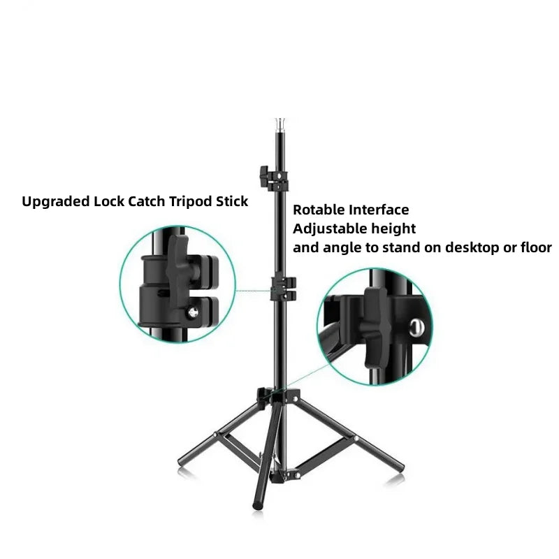 RP01-B Heavy Duty Metal Alloy Light Stand 160cm Tripod for Photo Studio Softbox Video Flash Reflector Lighting Background Stand