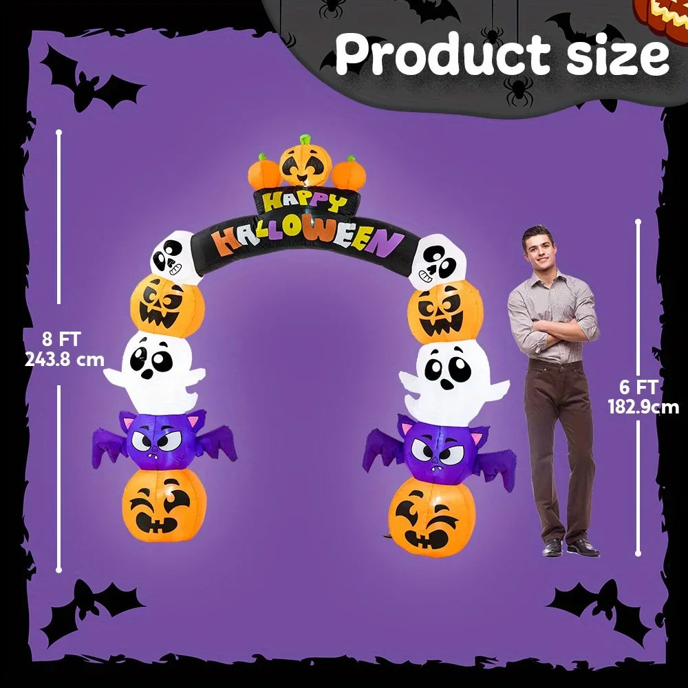 8 FT Halloween Inflatables Archway