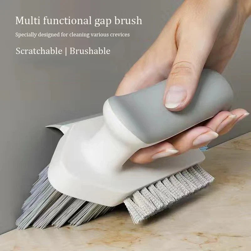 Brush Crevice Brush Cleaning Scraper Floor Bathroom Tile Corner Seam Tool