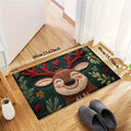 Christmas Door Mat Red Santa Claus Outdoor and indoor Gingerbread Man Carpet  New Year 2026 Merry Christmas Home Decor Foot Mat