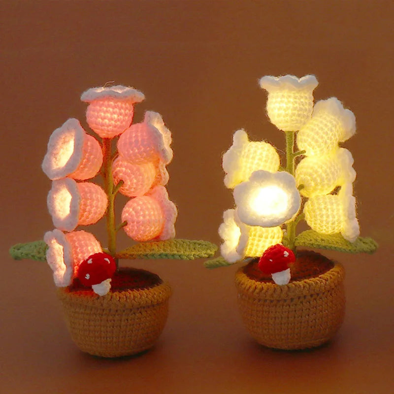 CrochetGlow™ Flower Light 🧶🌷 — Soft Light, Lasting Beauty