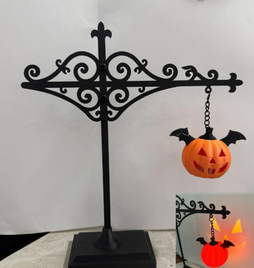 LED Bookshelf Lamp - Retro Halloween Mini Reading Light with Warm Glow | Home Library Decor