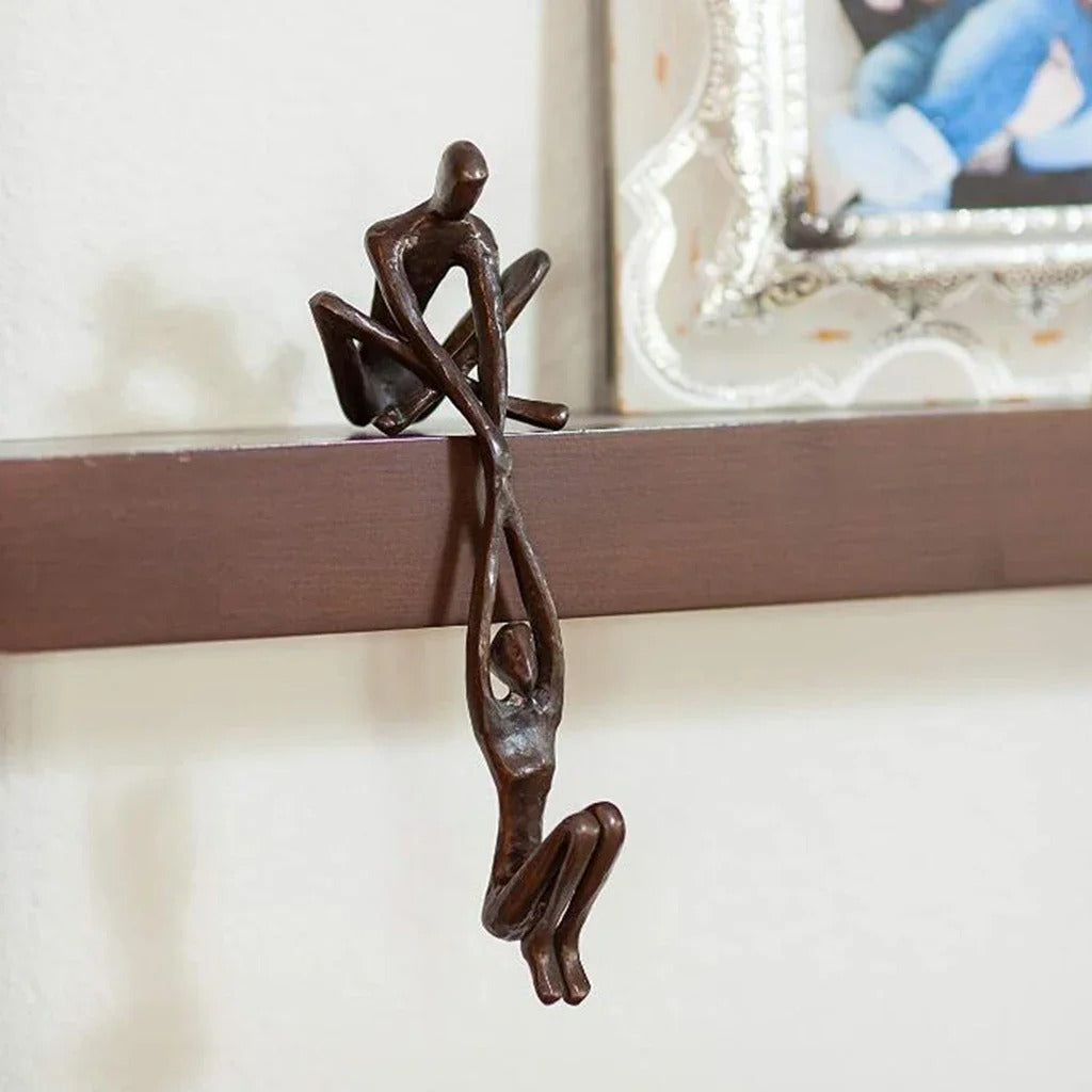 Helping Hands Couple Sculpture